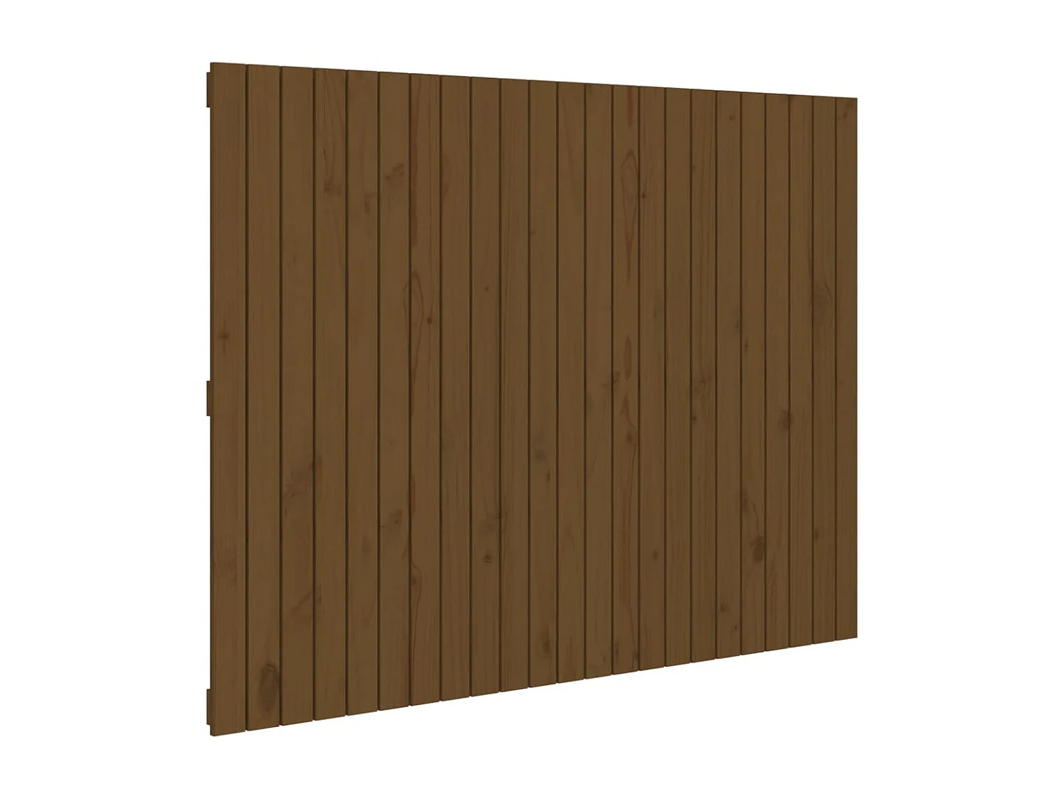 Tête de lit murale Marron miel 146,5x3x110 Bois massif de pin