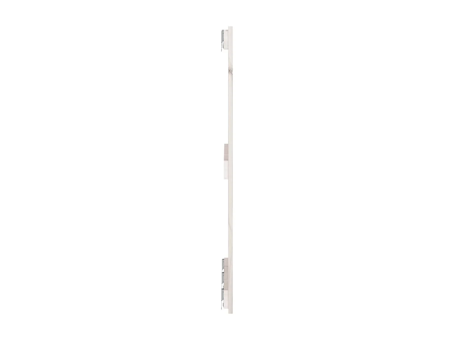 Tête de lit murale Blanc 185x3x90 Bois massif de pin