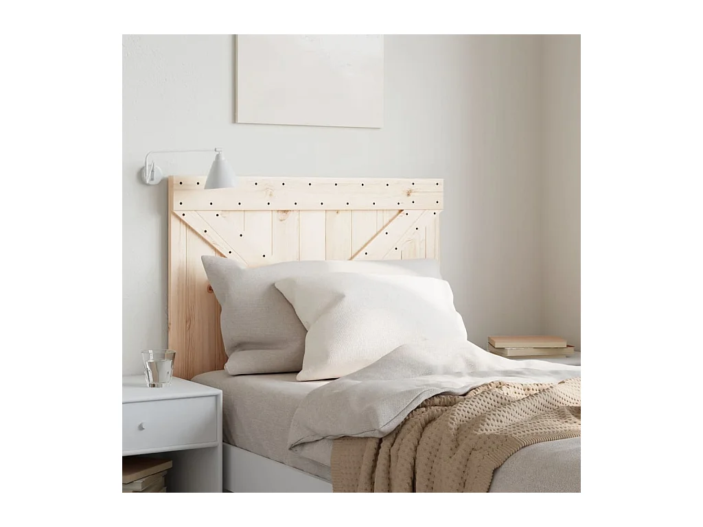 Tête de lit 90x104 bois massif de pin