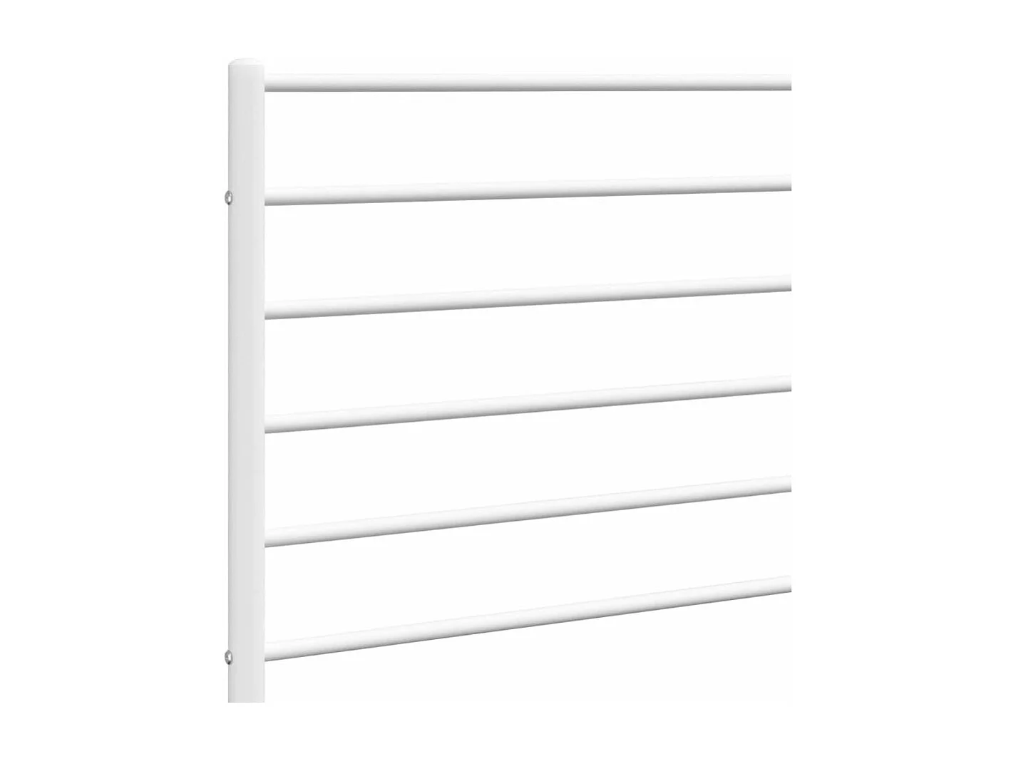 Tête de lit métal blanc 135cm