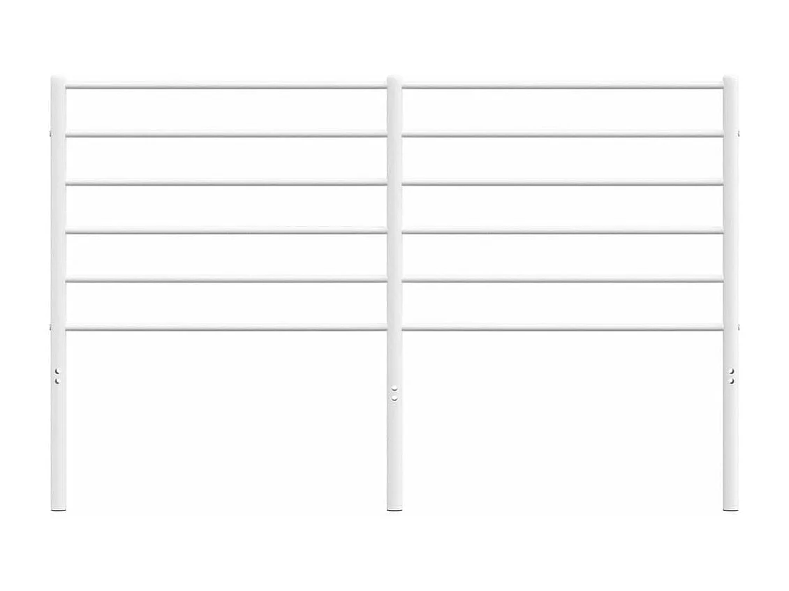 Tête de lit métal blanc 135cm