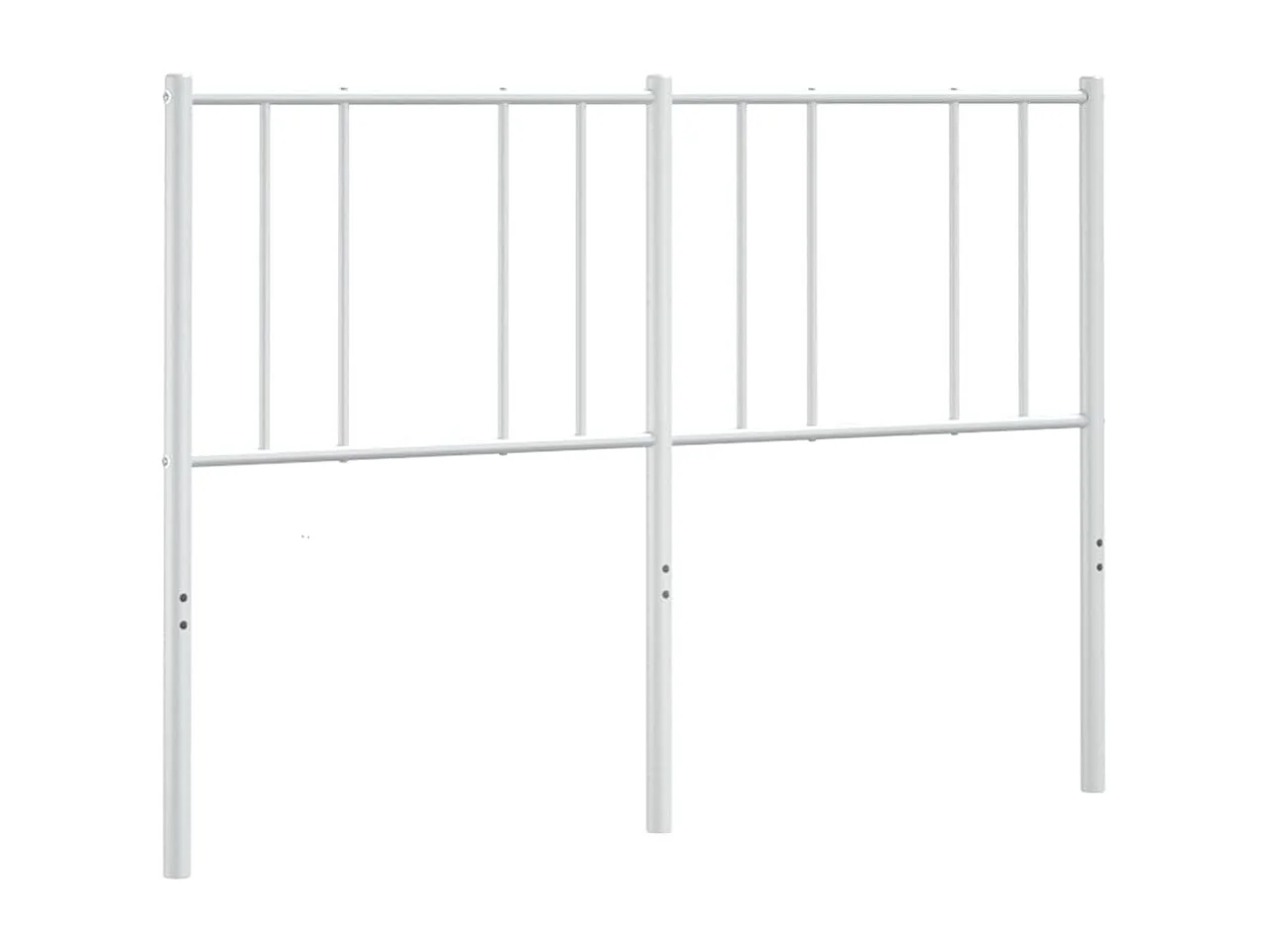 Tête de lit métal blanc 120cm