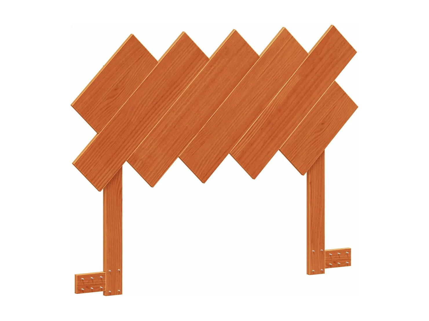 Tête de lit marron 100cm bois massif de pin