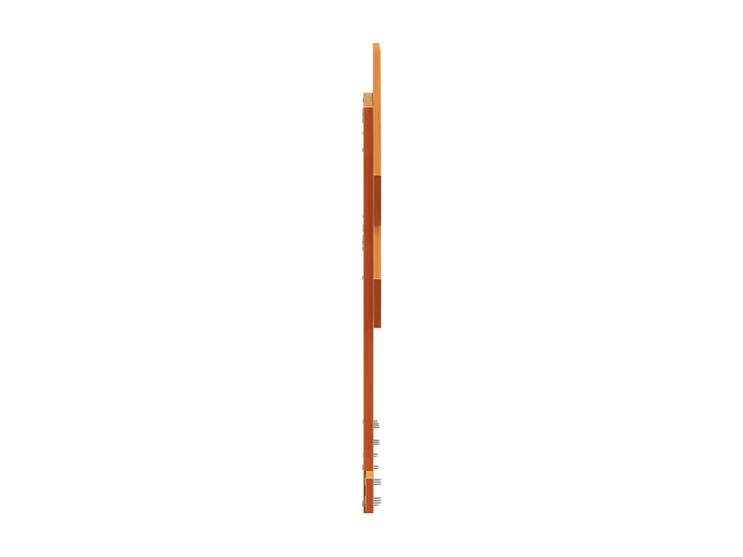 Tête de lit marron 100cm bois massif de pin