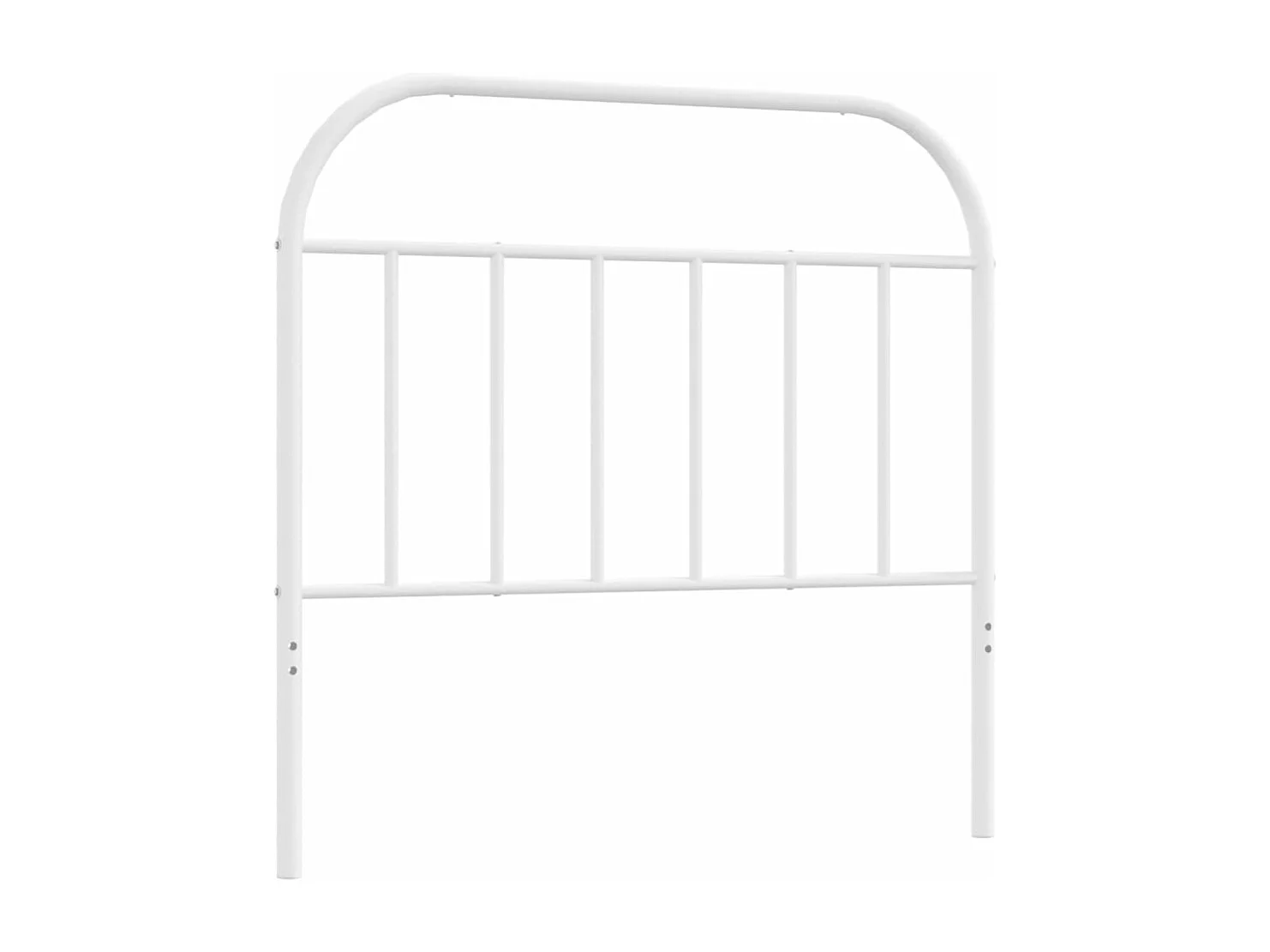 Tête de lit métal blanc 100cm