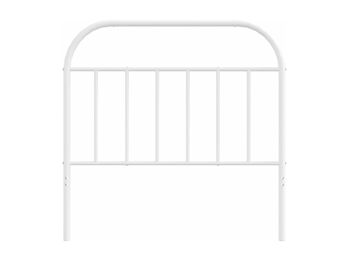 Tête de lit métal blanc 100cm