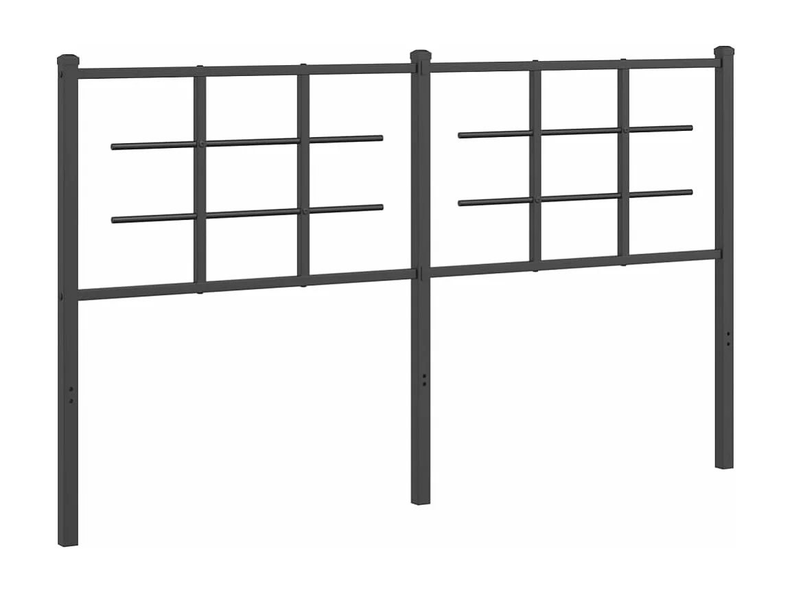 Tête de lit métal noir 160cm