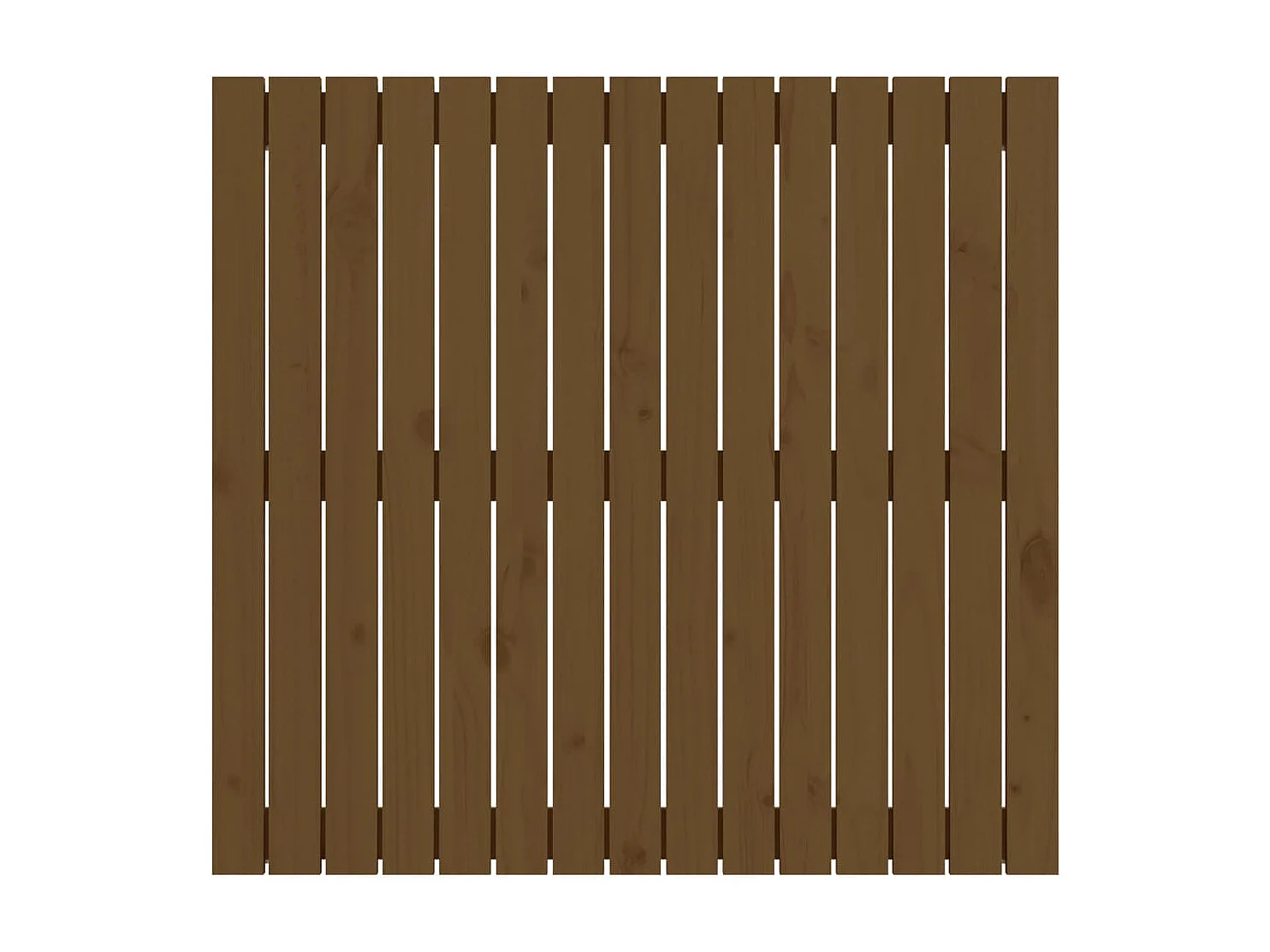 Tête de lit murale Marron miel 95,5x3x90 Bois massif de pin