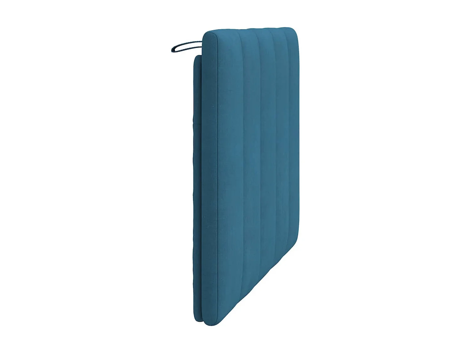 Tête de lit bleu 100cm velours Bino