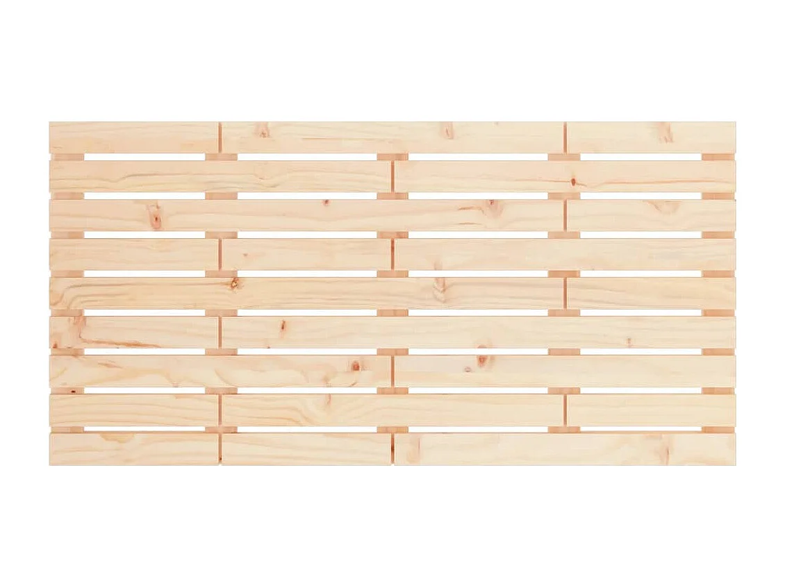 Tête de lit murale 156x3x63 Bois massif de pin
