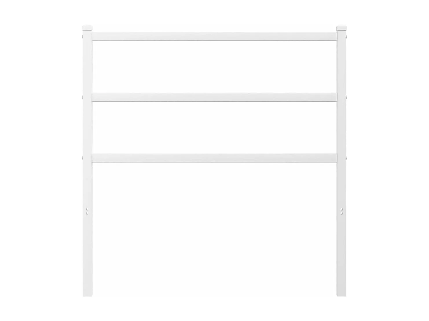 Tête de lit métal blanc 90cm