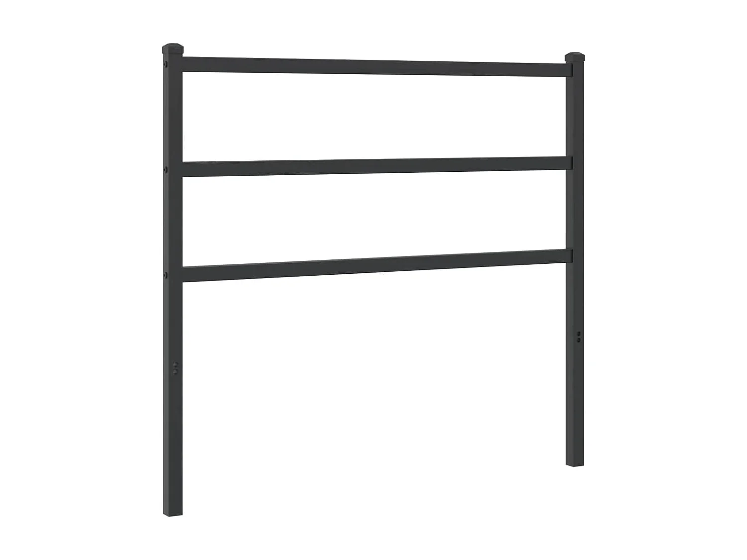 Tête de lit métal noir 107cm