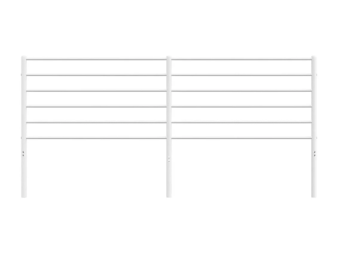 Tête de lit métal blanc 193cm