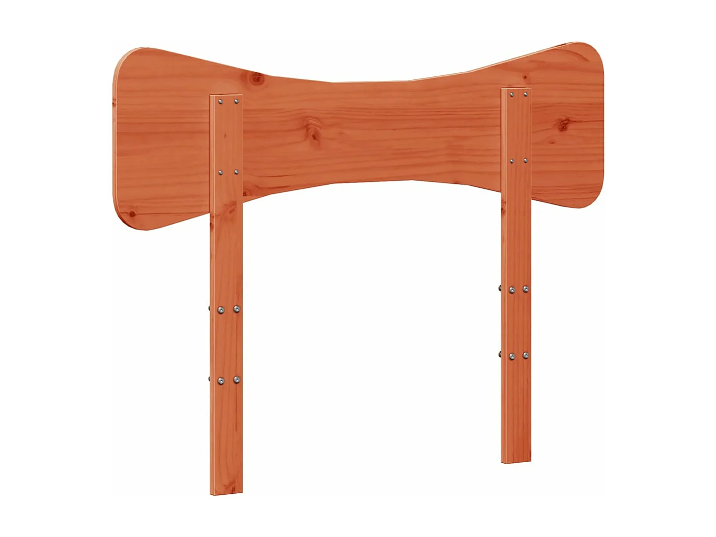 Tête de lit cire marron 75cm bois massif de pin