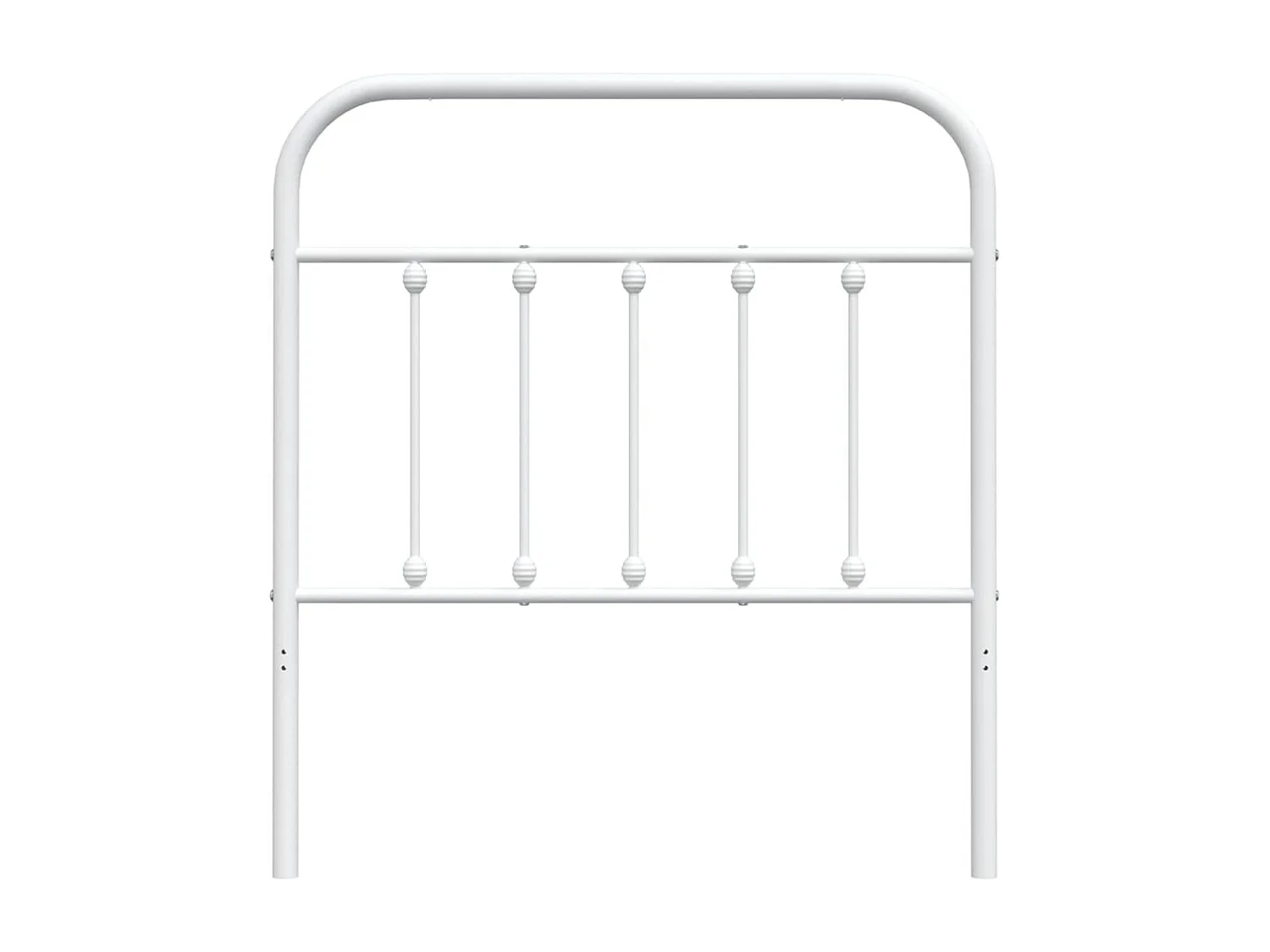Tête de lit métal blanc 90cm