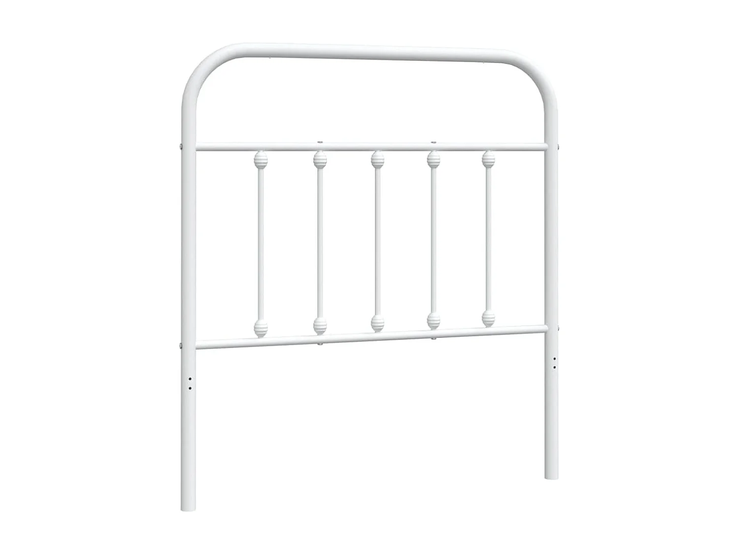 Tête de lit métal blanc 90cm