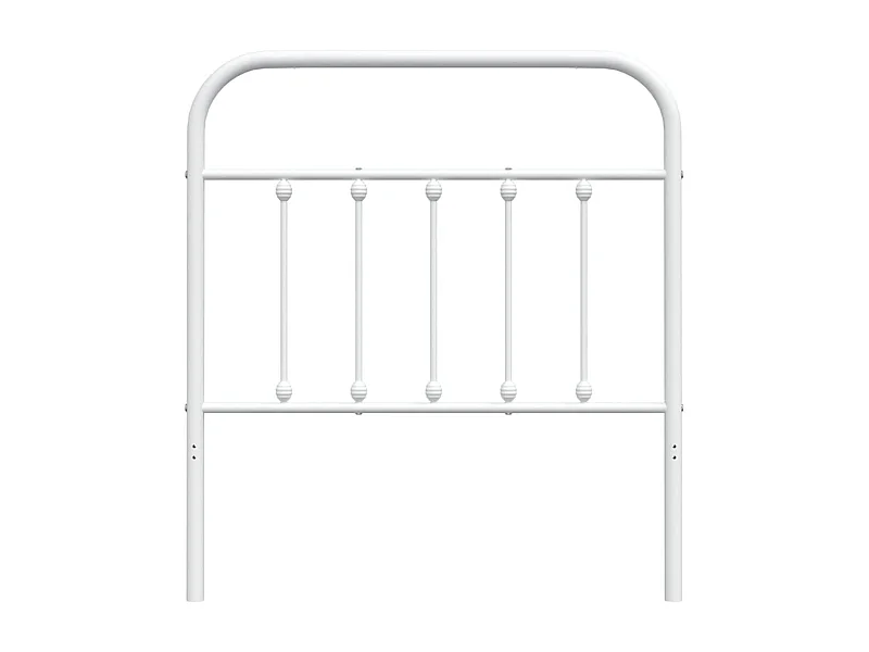 Tête de lit métal blanc 90cm