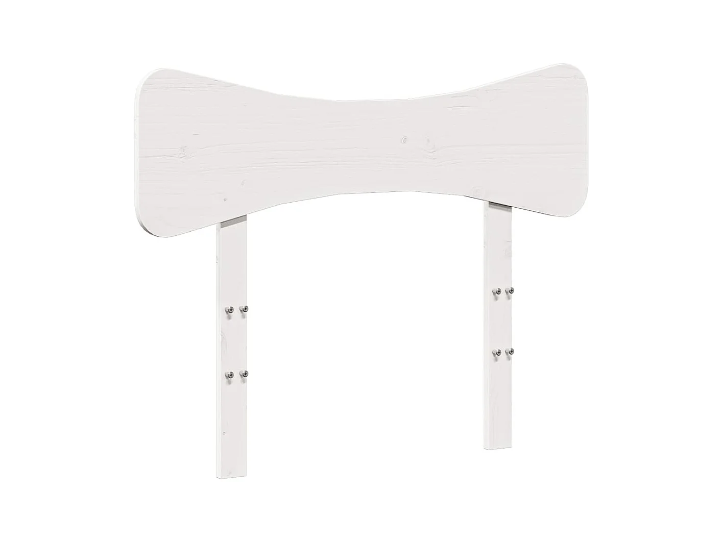 Tête de lit blanc 100cm bois massif de pin