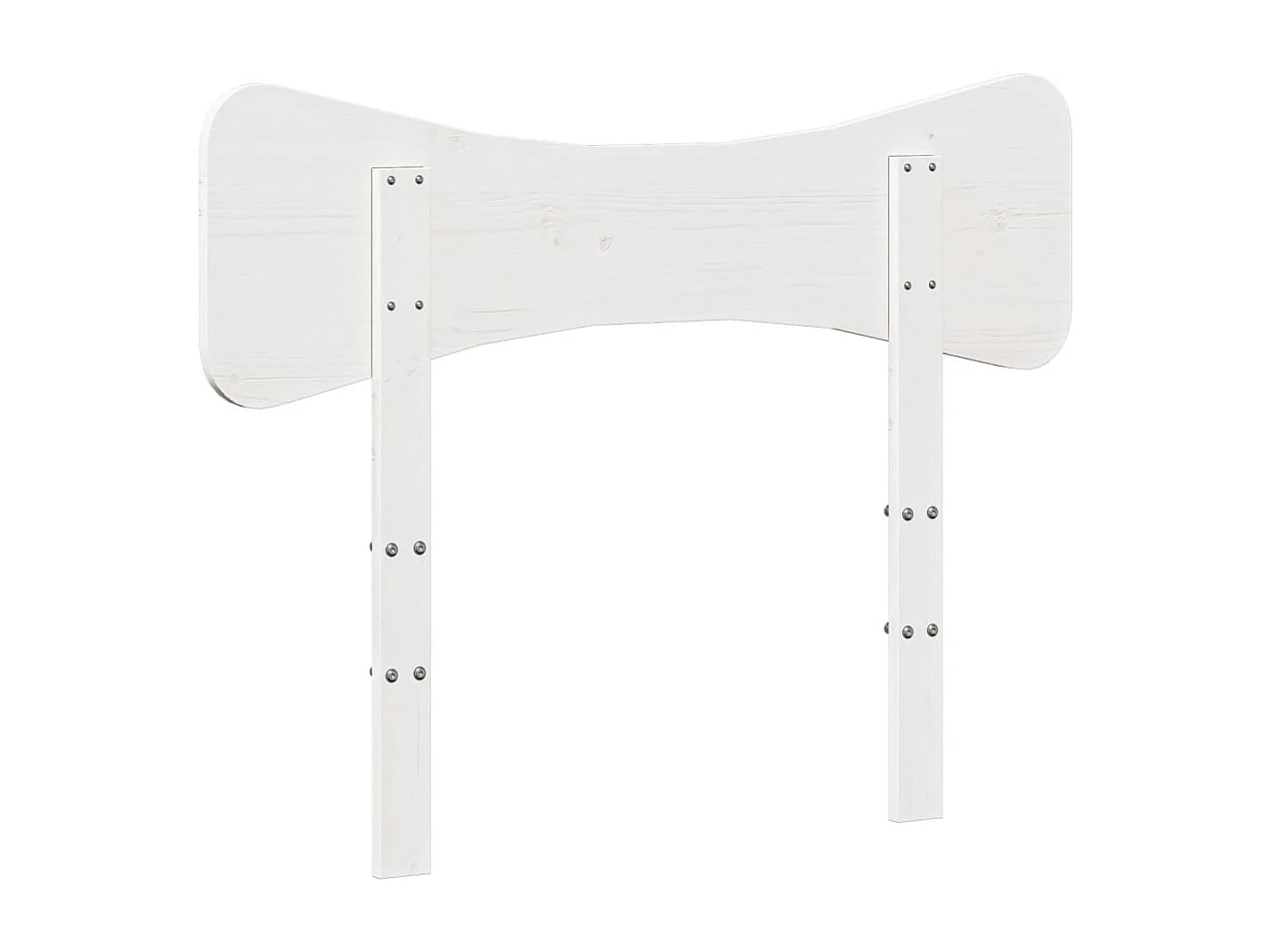 Tête de lit blanc 100cm bois massif de pin