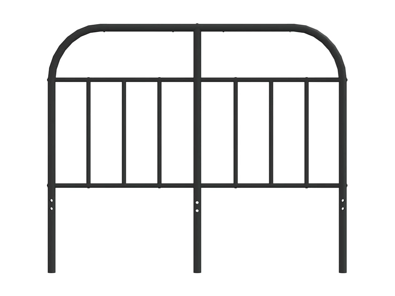 Tête de lit métal noir 120cm