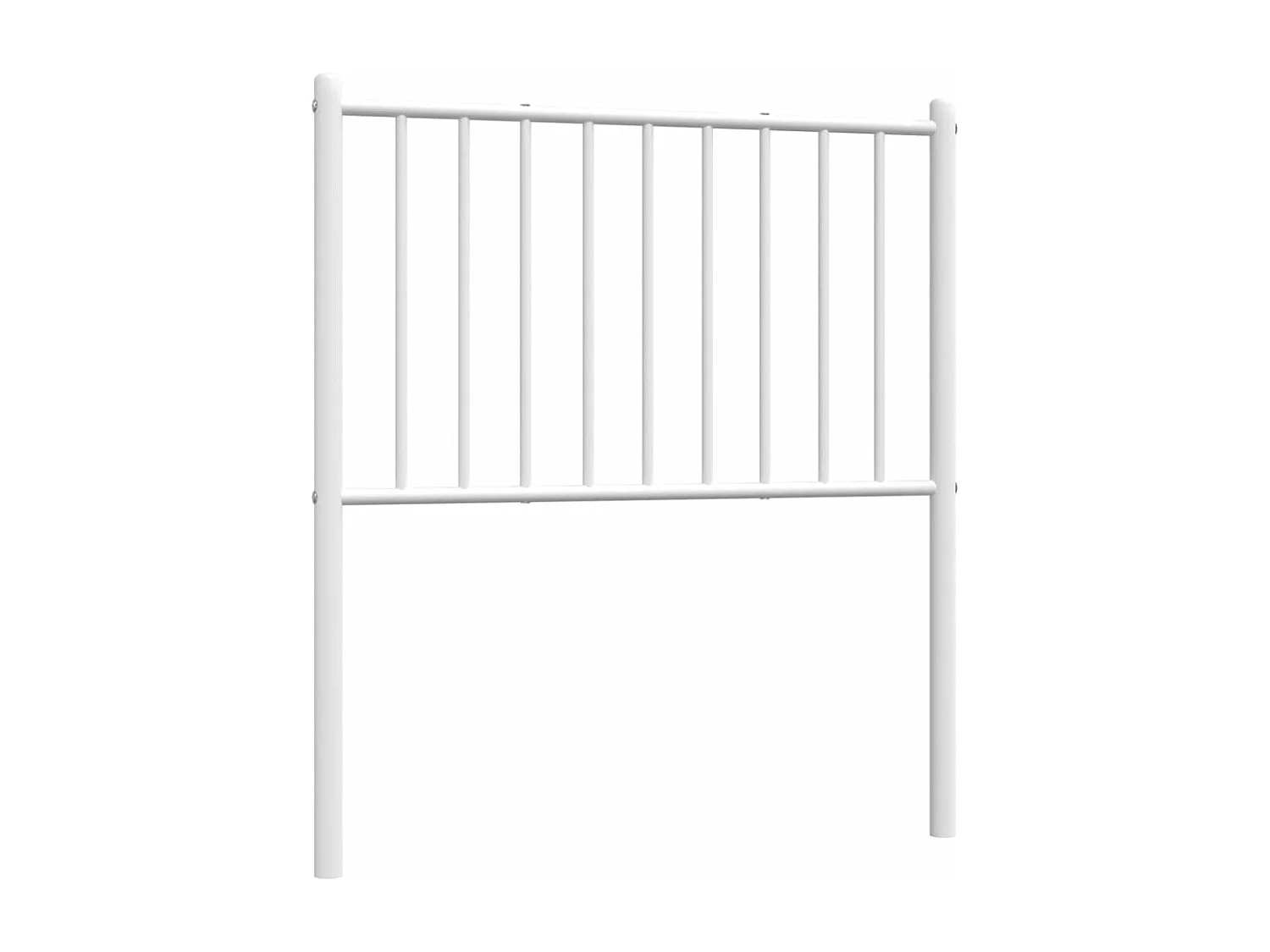 Tête de lit métal blanc 80cm