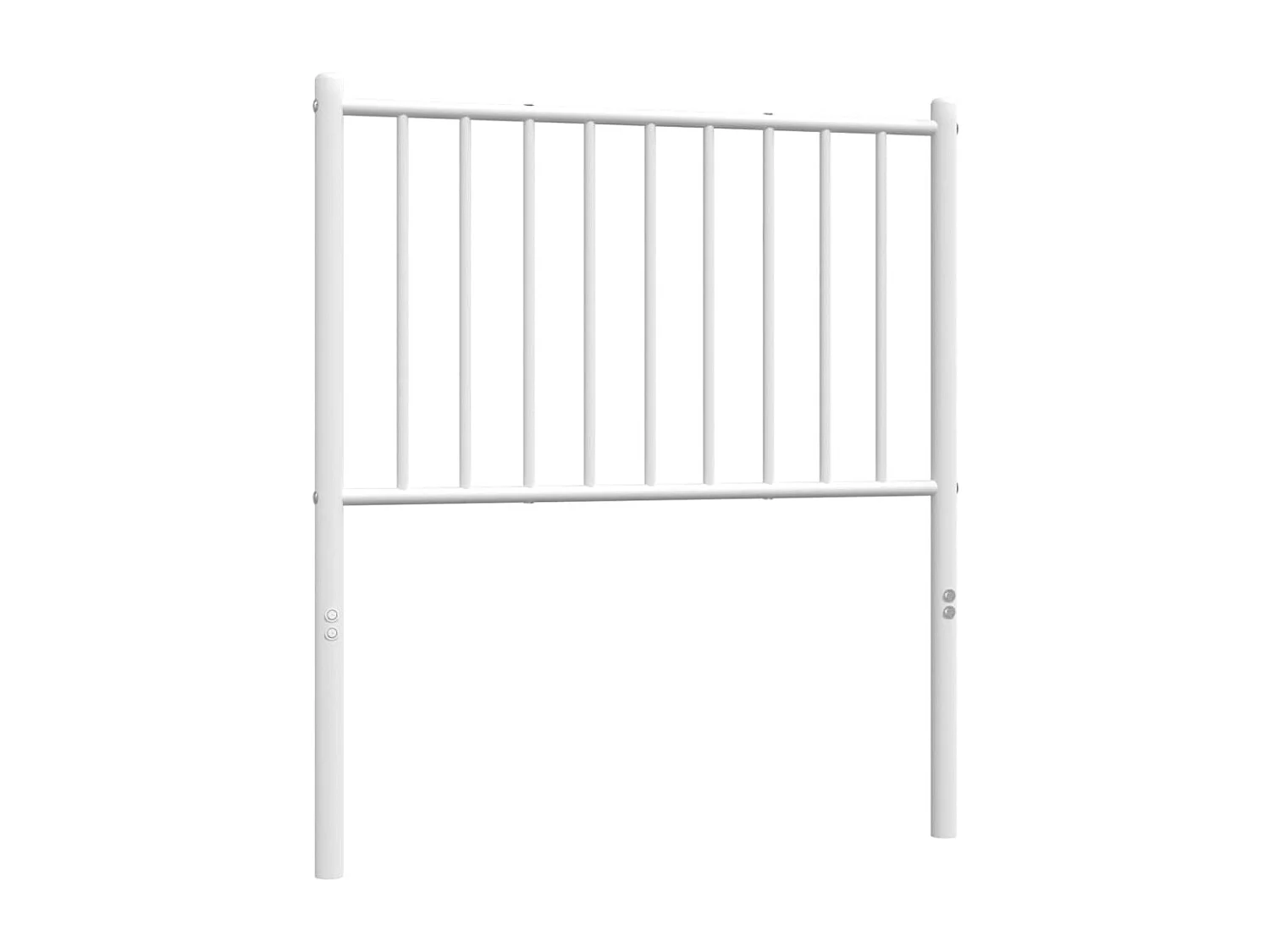 Tête de lit métal blanc 80cm