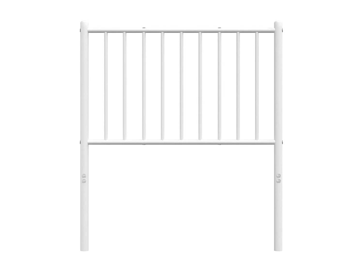 Tête de lit métal blanc 80cm