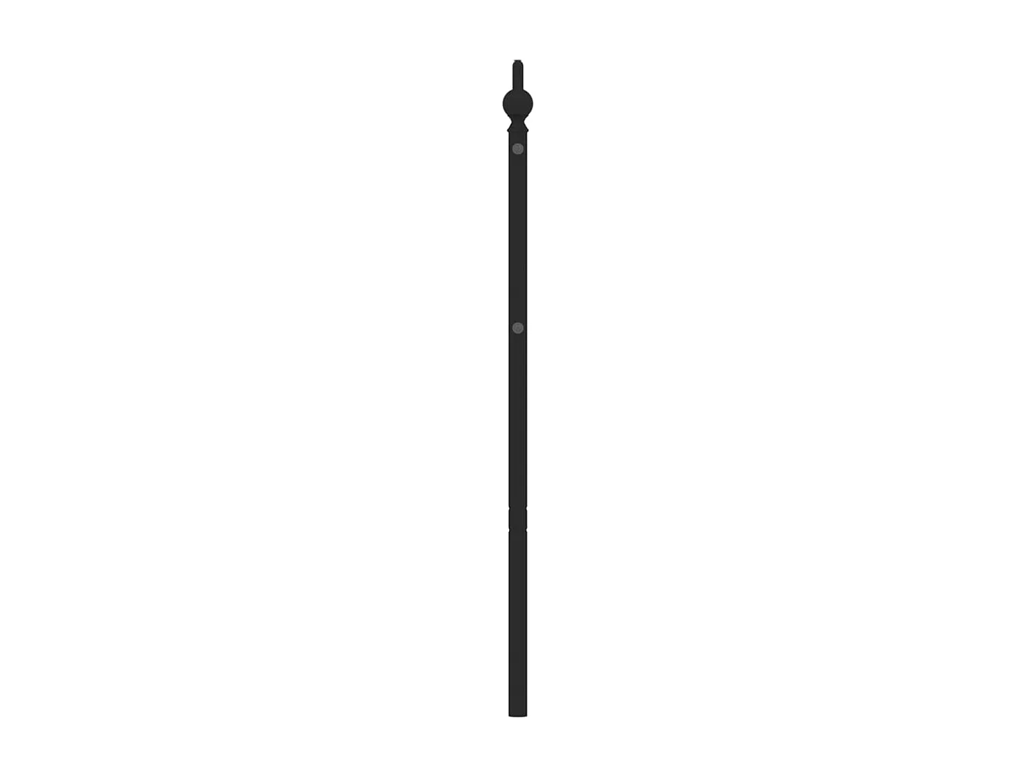 Tête de lit métal noir 193cm