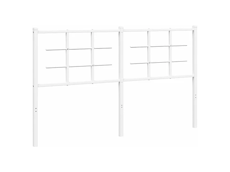 Tête de lit métal blanc 160cm