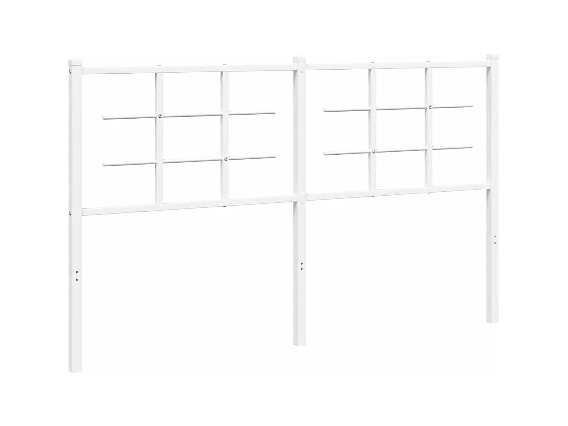 Tête de lit métal blanc 160cm