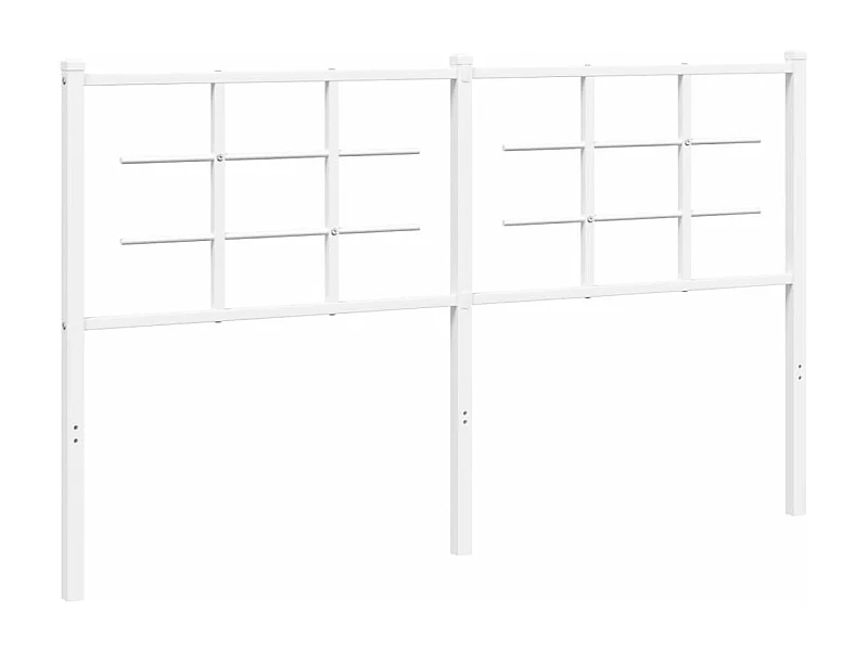 Tête de lit métal blanc 160cm