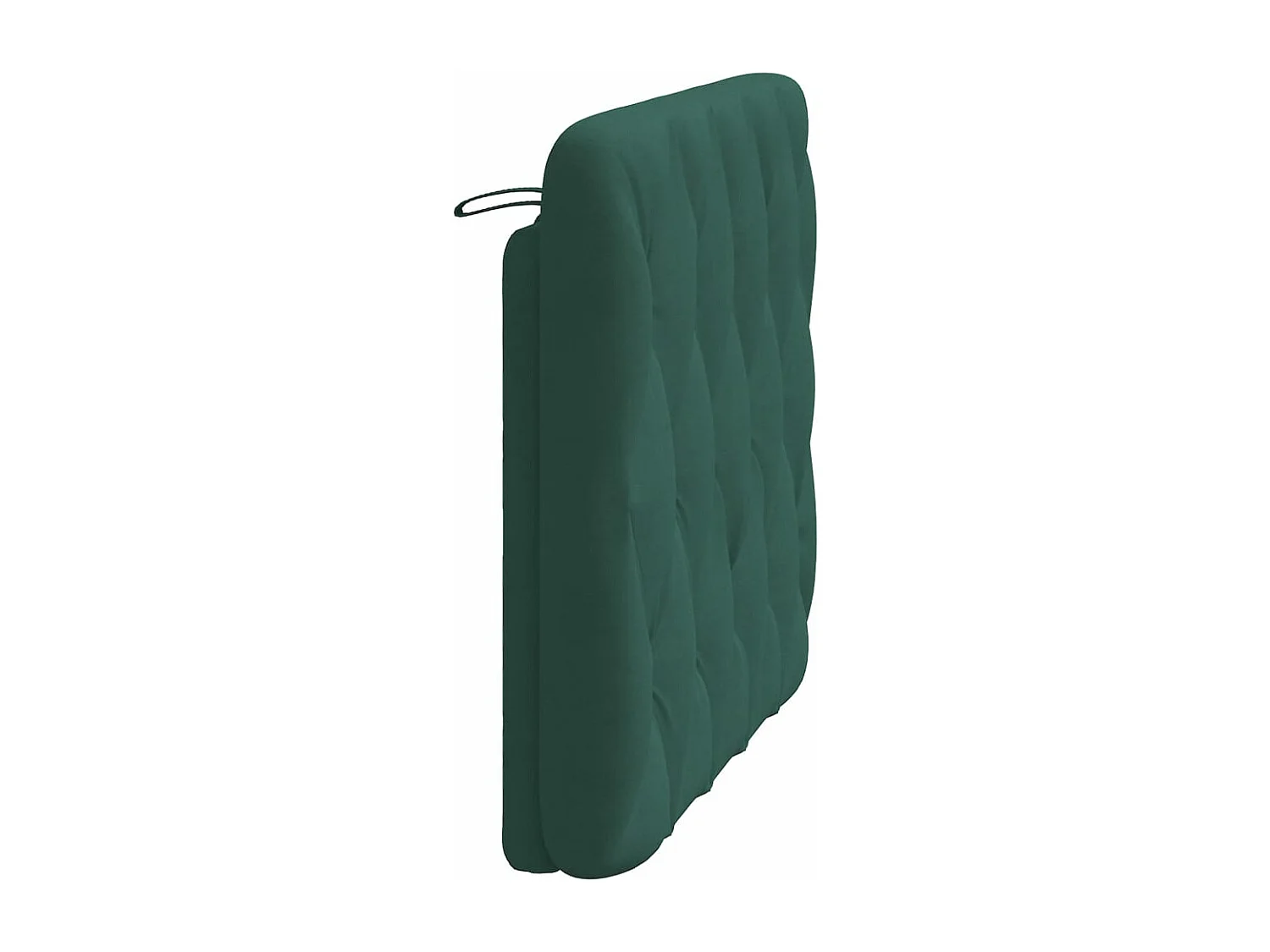Coussin de tête de lit vert foncé 100cm velours