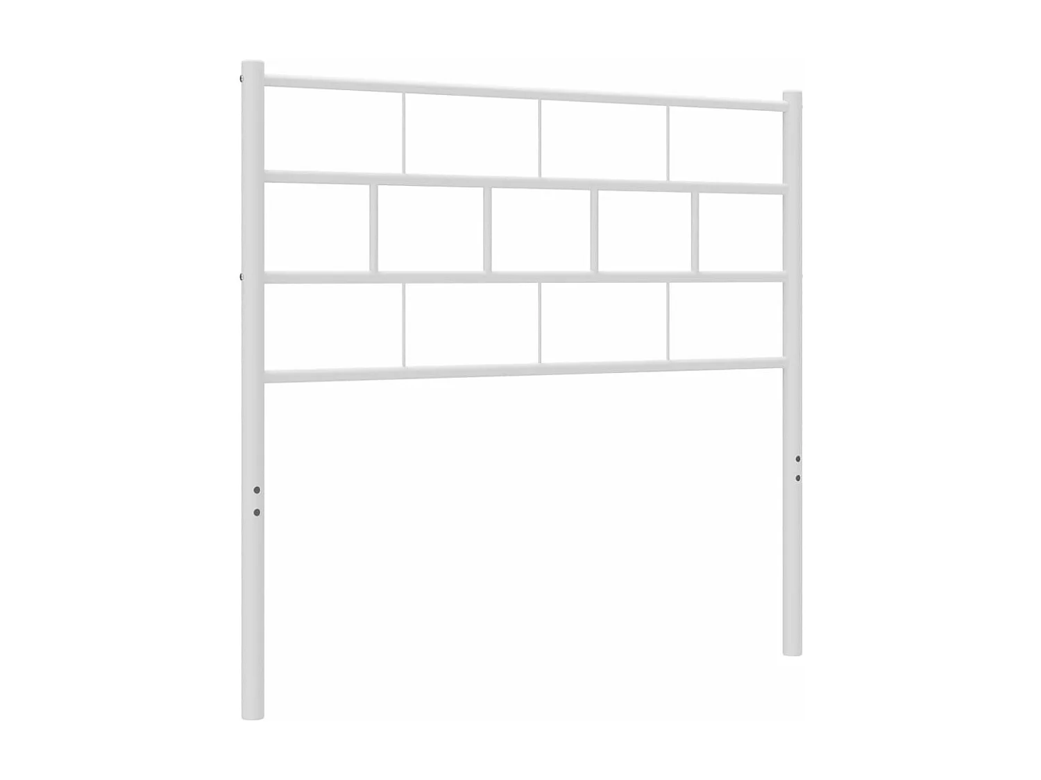 Tête de lit métal blanc 75cm