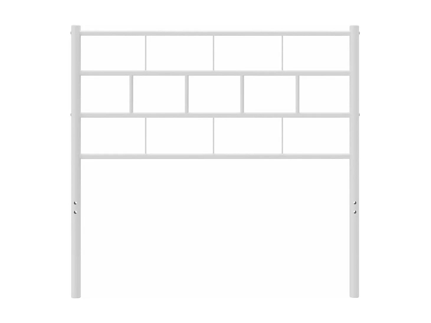 Tête de lit métal blanc 75cm