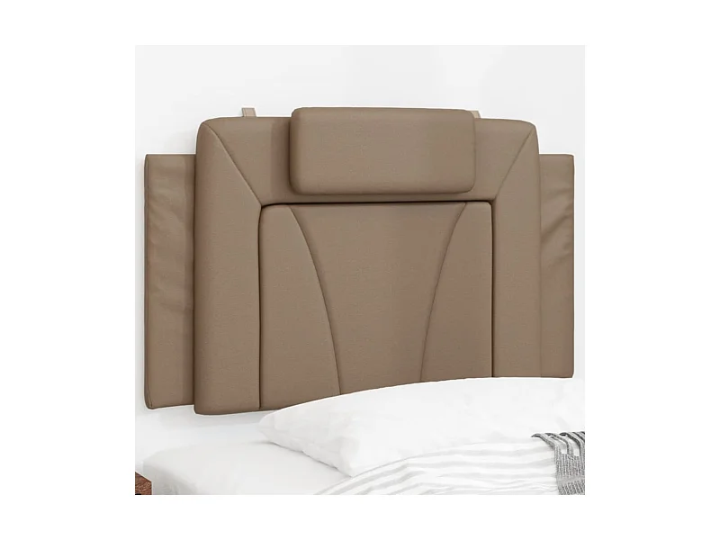 Coussin de tête de lit cappuccino 90cm similicuir