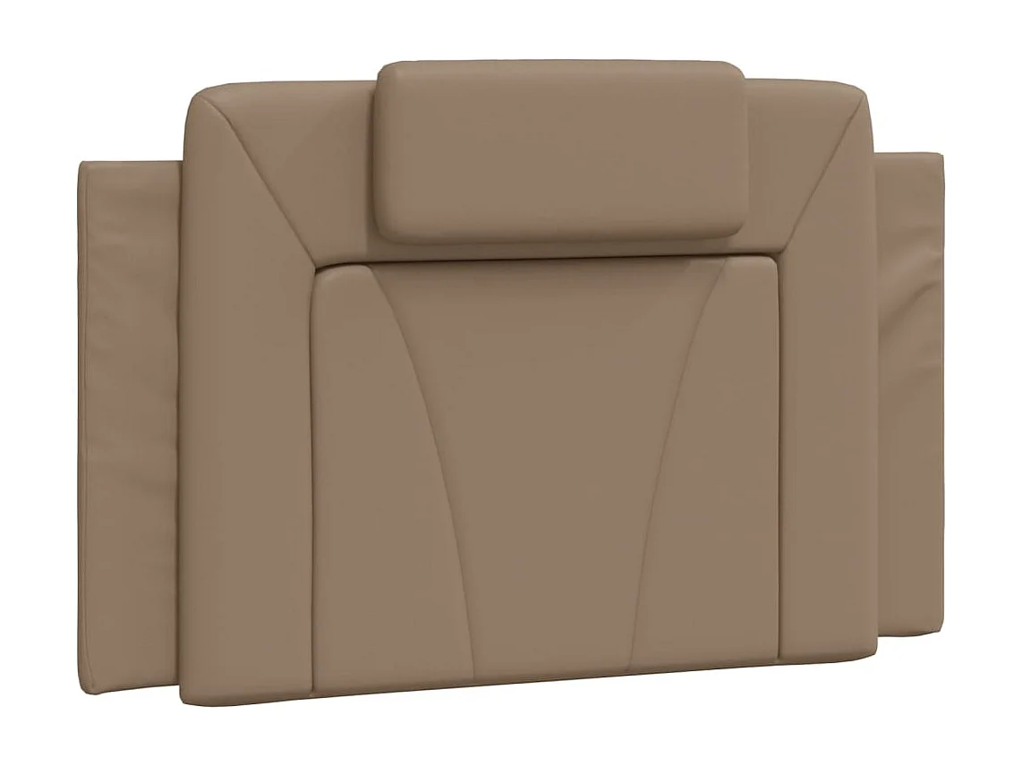 Coussin de tête de lit cappuccino 90cm similicuir