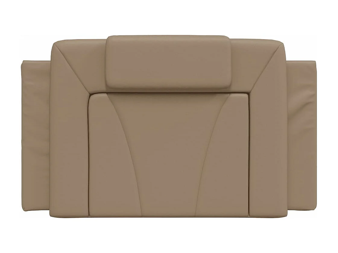Coussin de tête de lit cappuccino 90cm similicuir