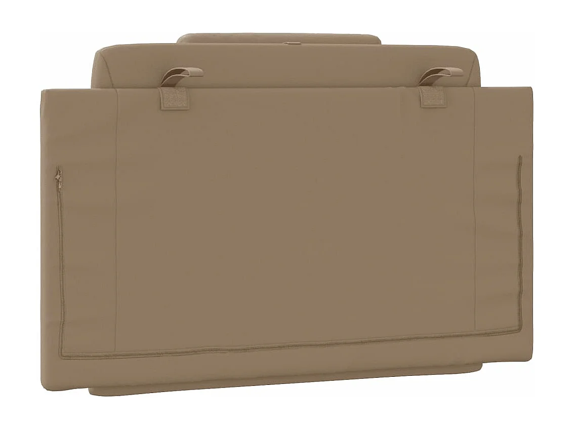 Coussin de tête de lit cappuccino 90cm similicuir