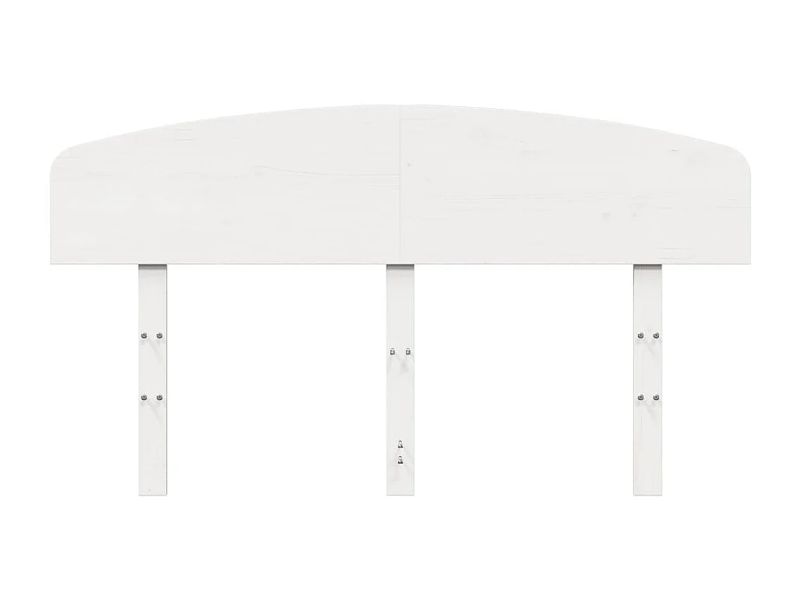 Tête de lit blanc 150cm bois massif de pin