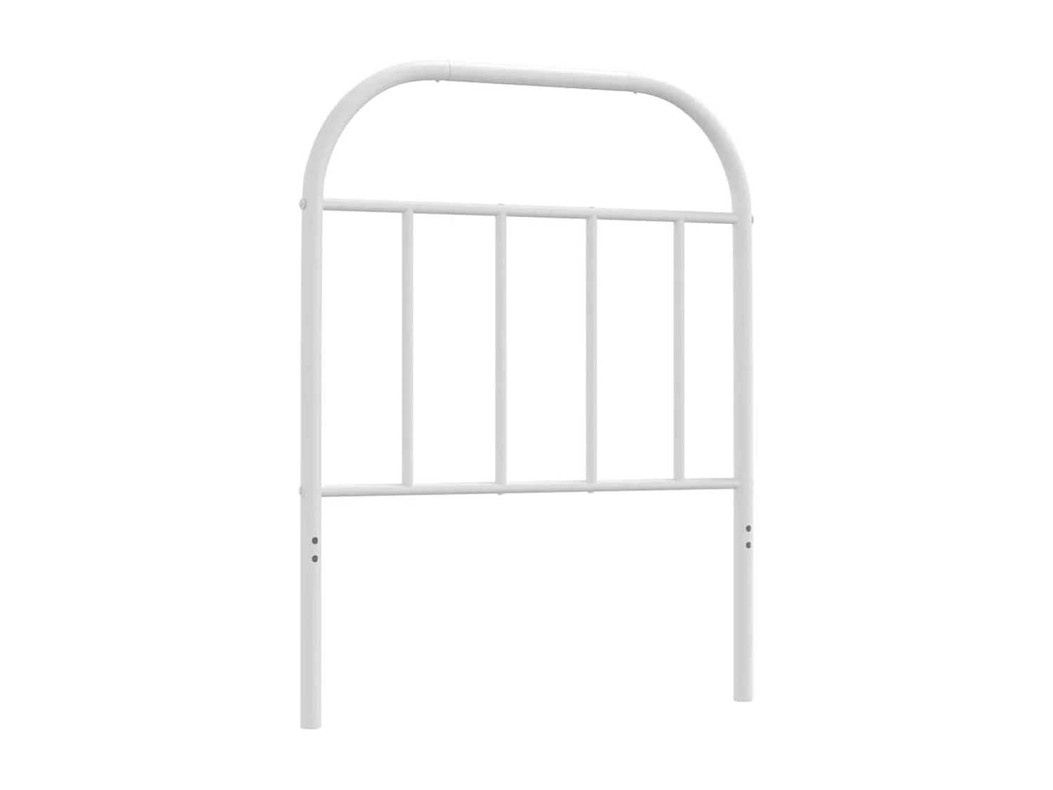 Tête de lit métal blanc 75cm
