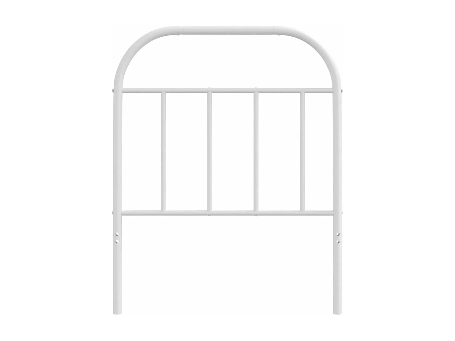 Tête de lit métal blanc 75cm