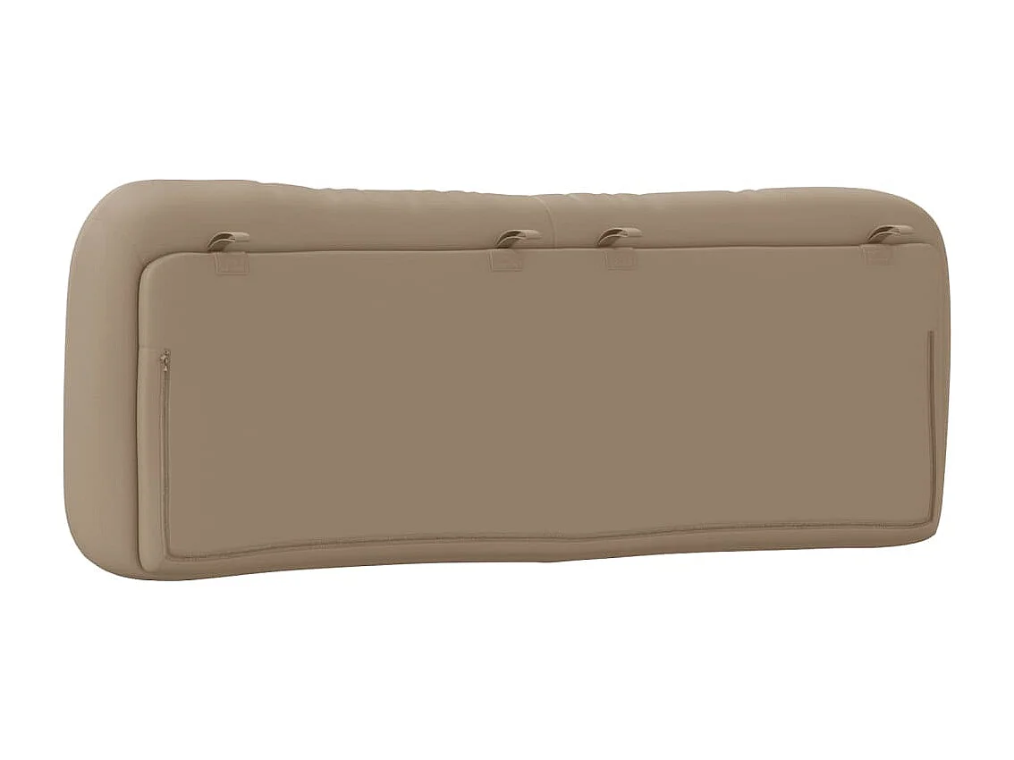 Coussin de tête de lit cappuccino 140cm similicuir