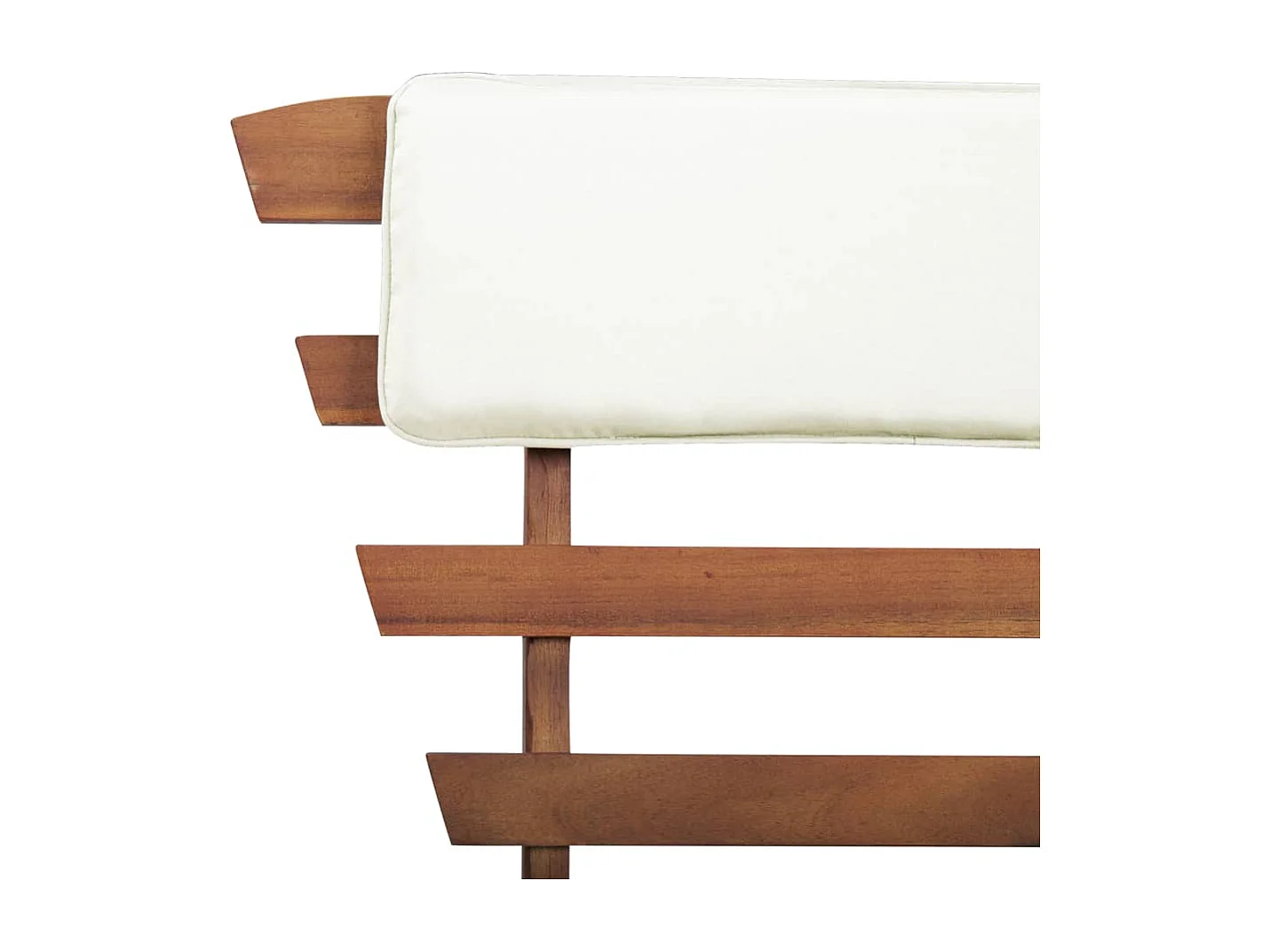 Banc de jardin avec coussins 2-en-1 190cm Bois solide d'acacia 5