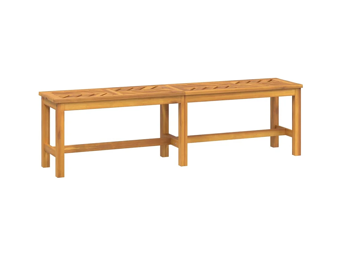 Banc de jardin 150cm bois massif d'acacia