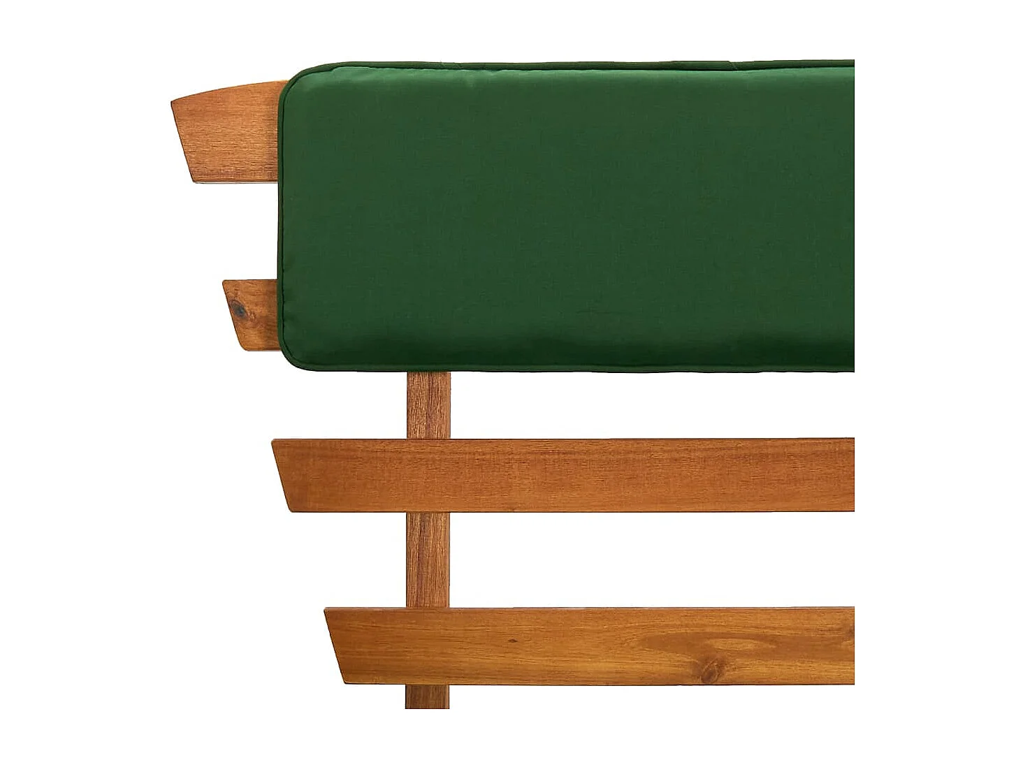 Banc de jardin avec coussins 2-en-1 190cm Bois solide d'acacia