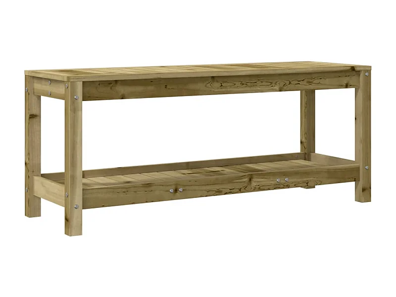 Banc de jardin 108x35x45 bois de pin imprégné