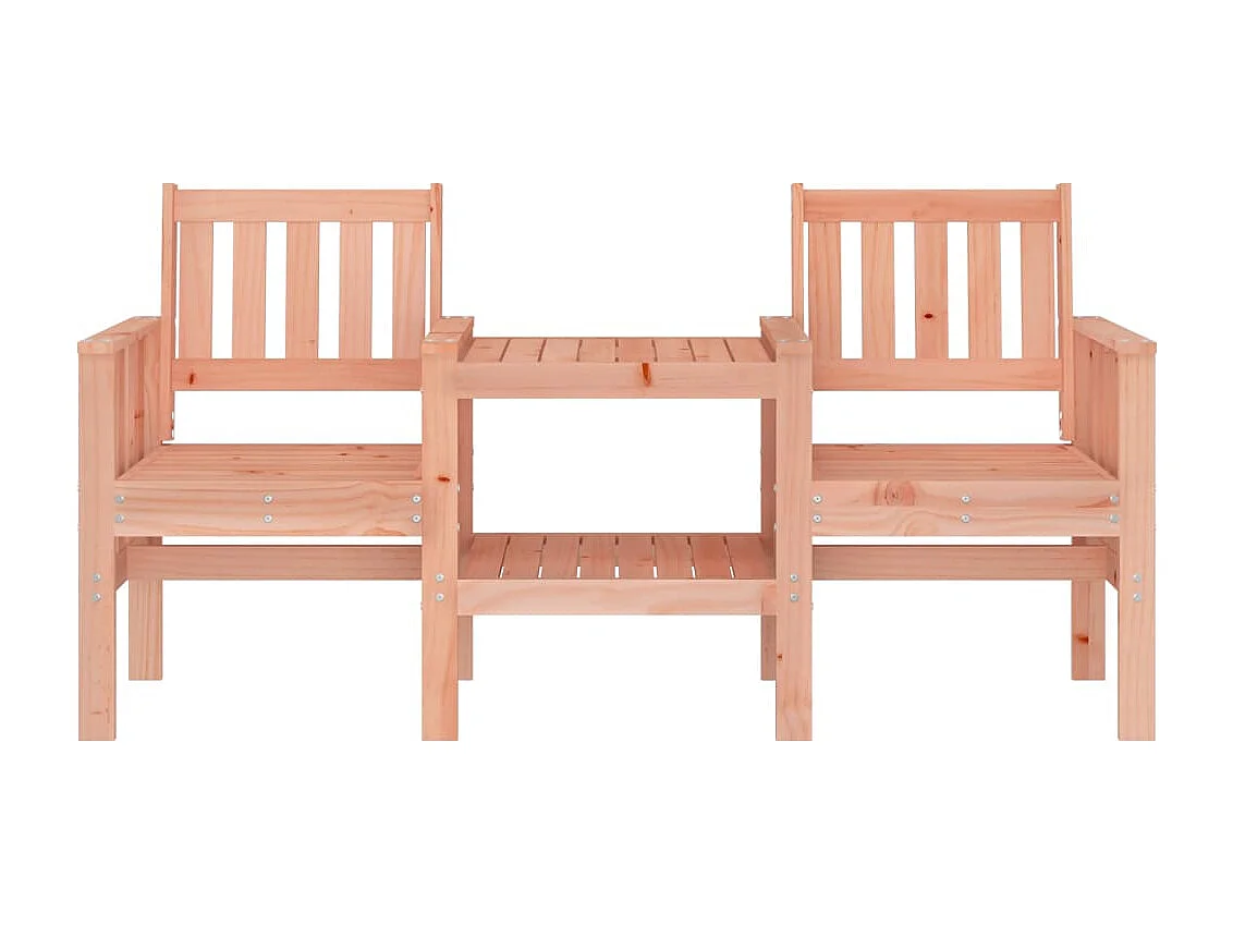 Banc de jardin avec table 2 places bois massif de douglas