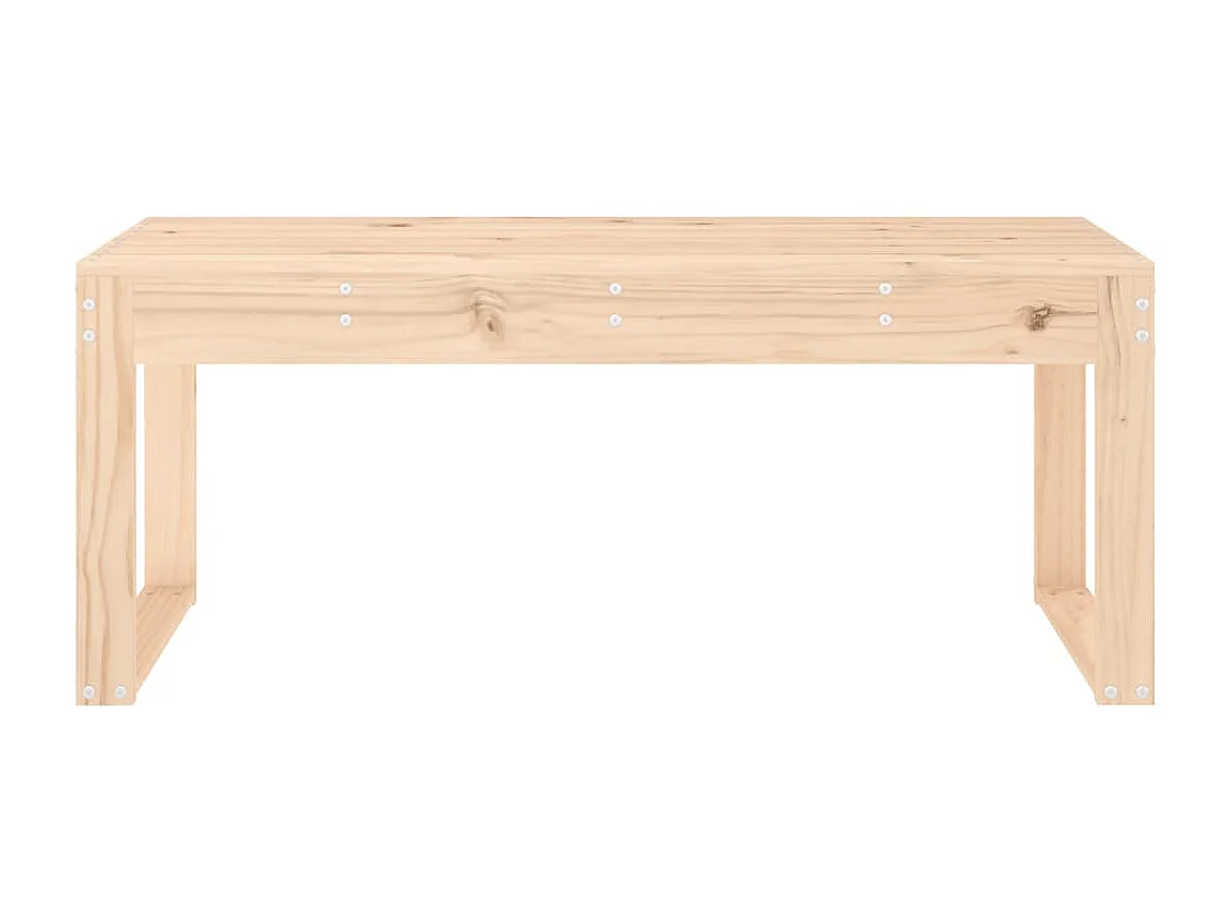 Banc de jardin 110x38x45 bois massif de pin