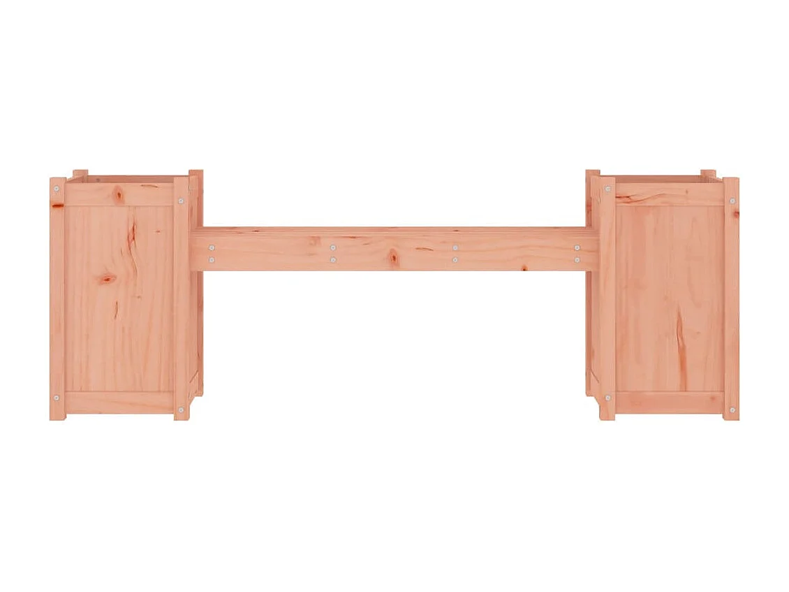 Banc avec jardinières 180x36x63 bois massif de douglas