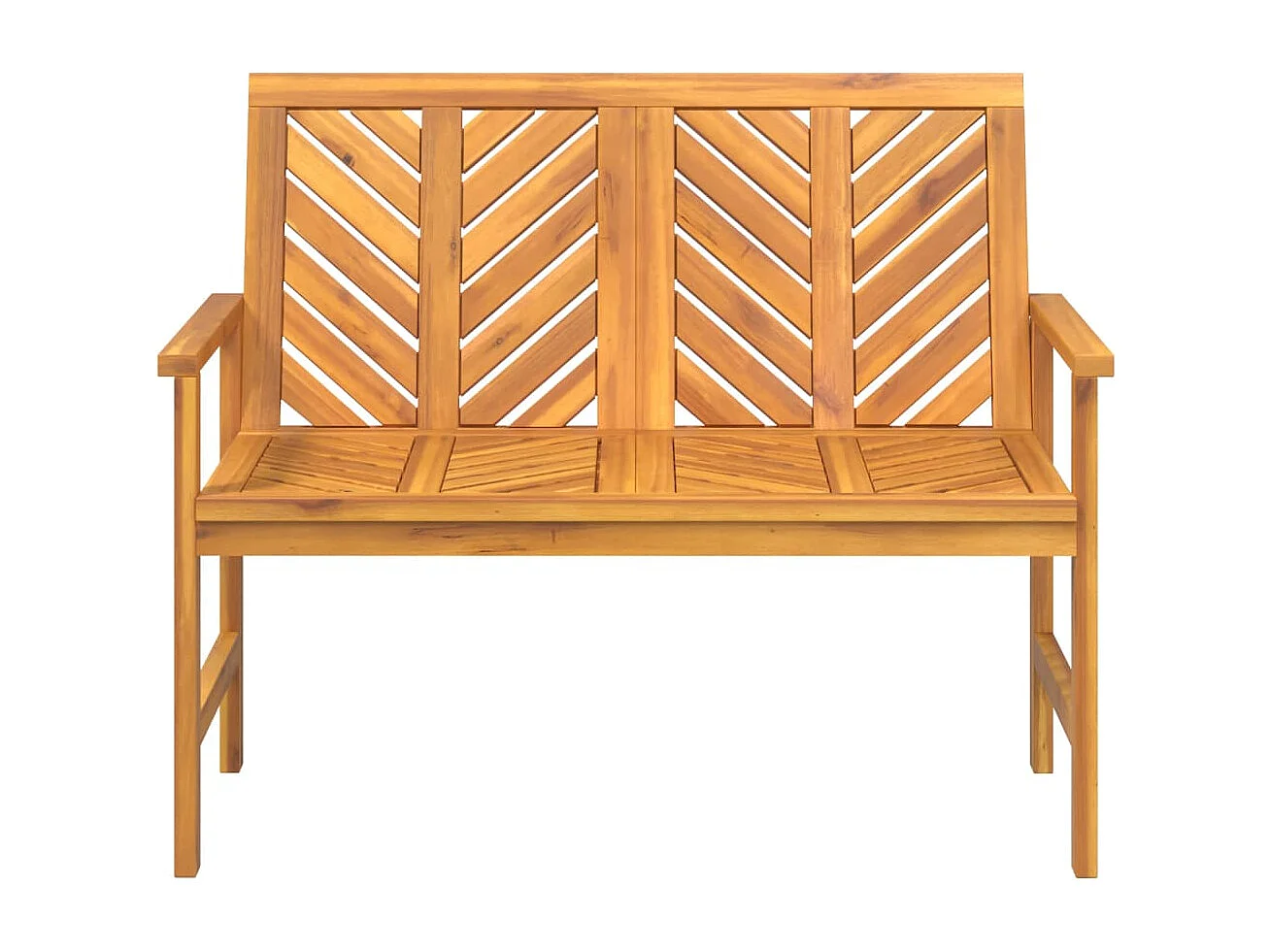 Banc de jardin 109cm bois massif d'acacia